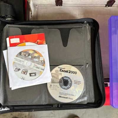 BRIEFCASE, BINOCULARS, CD HOLDER BOOK, PERSONAL FAN AND MORE