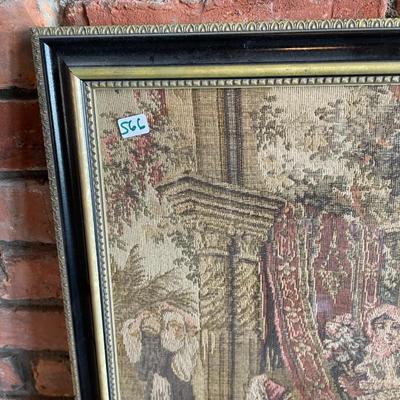 Vintage Belgium Tapestry. Middle Eastern Street