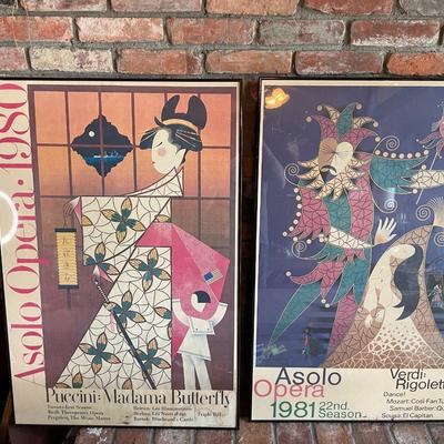 Two are Framed Opera Posters