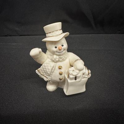 Snowman w/bag Ornament