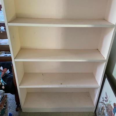 Vintage White Book Shelf