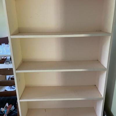 Vintage White Book Shelf