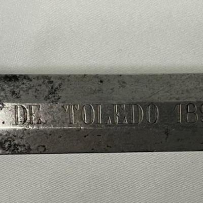 De Toledo Marked 1894 Ceremonial or Replica Sword