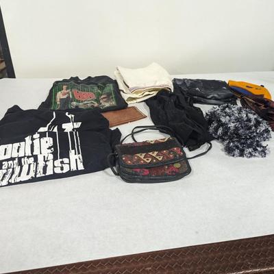 T Shirts Scarves Purses