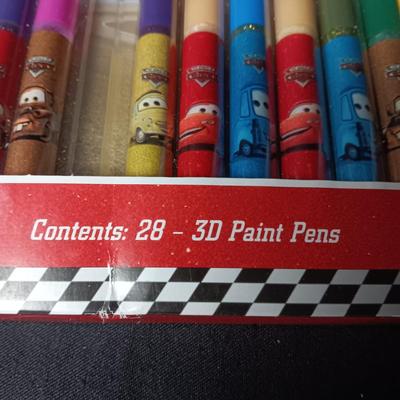 NEW CARS 28 3D WASHABLE PAINT PENS