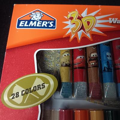 NEW CARS 28 3D WASHABLE PAINT PENS
