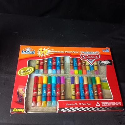 NEW CARS 28 3D WASHABLE PAINT PENS