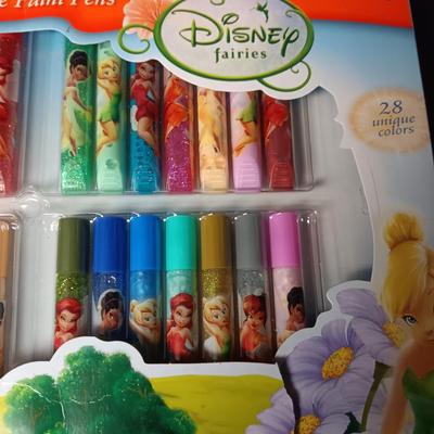 NEW DISNEY FAIRIES 28 PC WASHABLE PAINT PENS