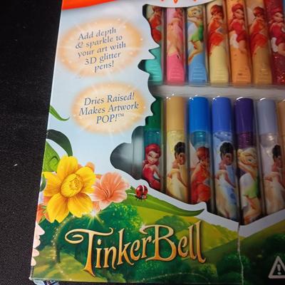 NEW DISNEY FAIRIES 28 PC WASHABLE PAINT PENS