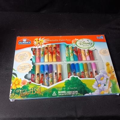 NEW DISNEY FAIRIES 28 PC WASHABLE PAINT PENS