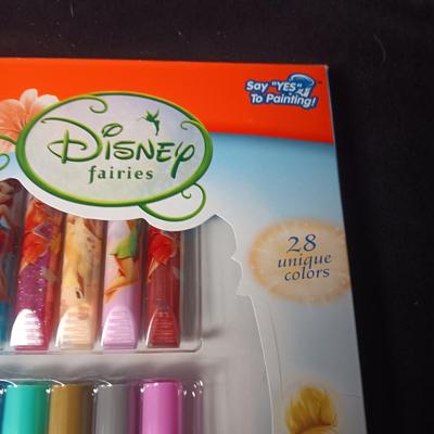 NEW DISNEY FAIRIES 28 PC WASHABLE PAINT PENS