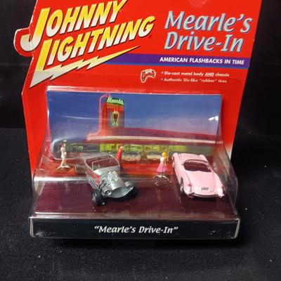 NEW JOHNNY LIGHTNING MERLE'S DRIVE-IN DIE CAST MODEL CARS