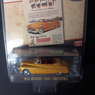 NEW GREENLIGHT '49 MERCURY EIGHT CONVERTIBLE & NASCAR MUSCLE MACHINES
