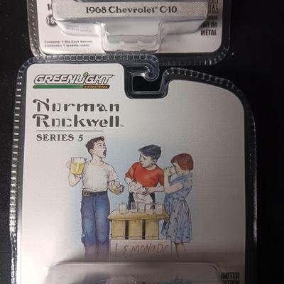 2 NEW NORMAN ROCKWELL DIE-CAST MODEL TRUCKS