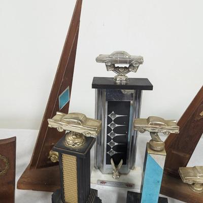 Vintage Early Century Automobile Drag Racing Trophies