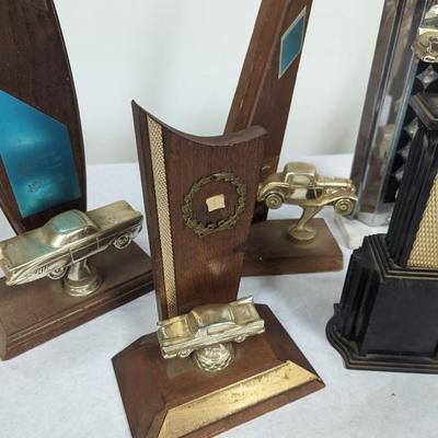 Vintage Early Century Automobile Drag Racing Trophies