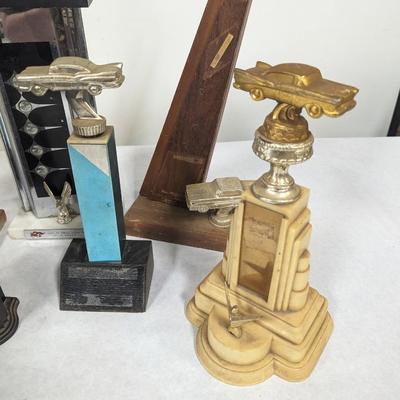 Vintage Early Century Automobile Drag Racing Trophies