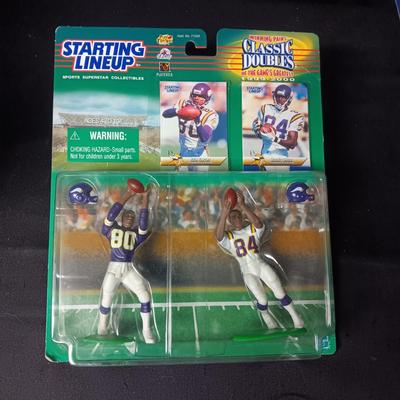 NEW STARTING LINEUP CLASSIC DOUBLES RANDY MOSS & CRIS CARTER