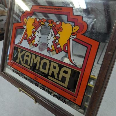 Vintage Kamora Imported Coffee Liqueur Sign