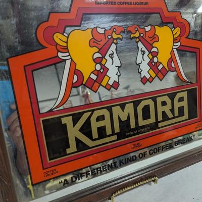 Vintage Kamora Imported Coffee Liqueur Sign