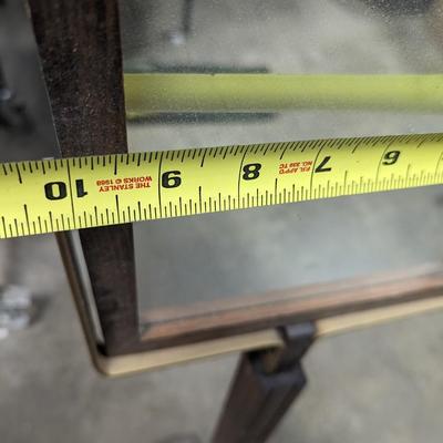 Vintage Mirror On Wooden Stand