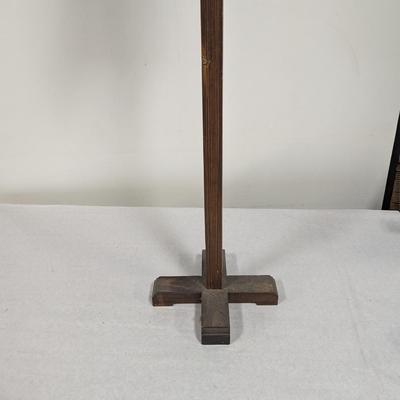 Vintage Mirror On Wooden Stand