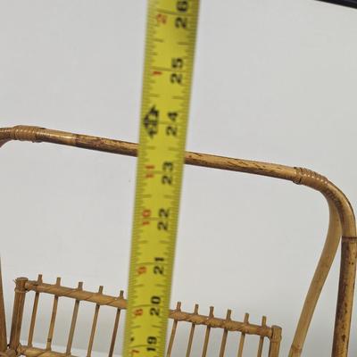 Bamboo Magazine Rack