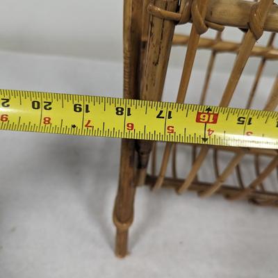 Bamboo Magazine Rack