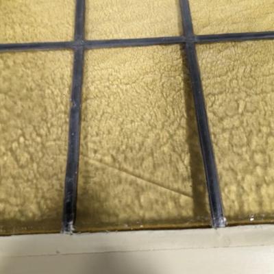Vintage Stained Glass Window Pane