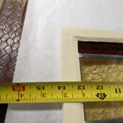 Vintage Stained Glass Window Pane