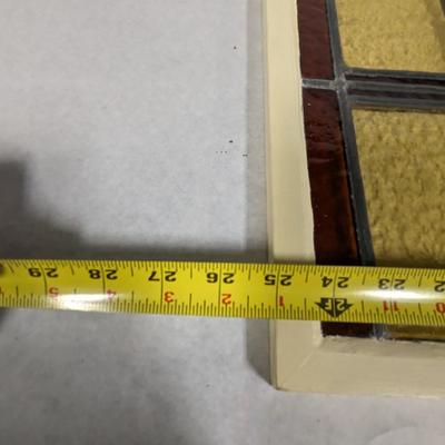 Vintage Stained Glass Window Pane
