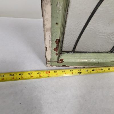 Vintage Stained Glass Window Pane