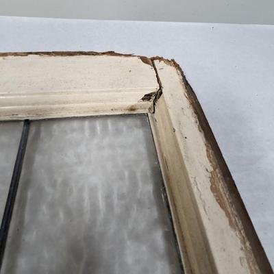 Vintage Stained Glass Window Pane