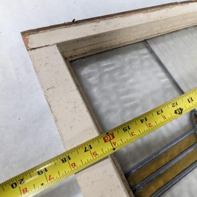 Vintage Stained Glass Window Pane