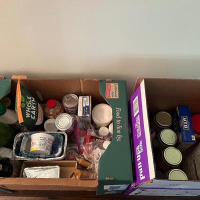 Two Boxes of Pantry Items