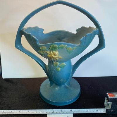 Vintage Roseville Basket
