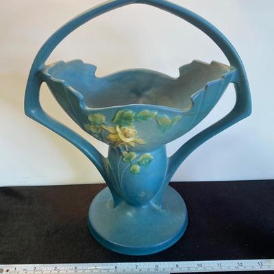 Vintage Roseville Basket