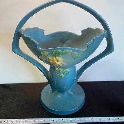 Vintage Roseville Basket