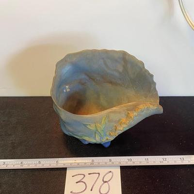 Vintage Roseville Fox Glove Conch Shell