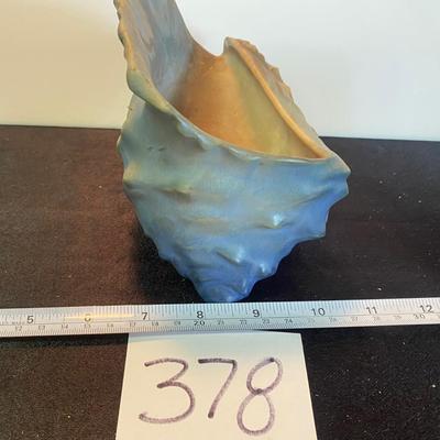 Vintage Roseville Fox Glove Conch Shell