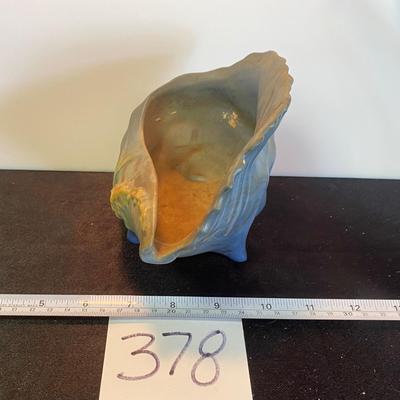 Vintage Roseville Fox Glove Conch Shell