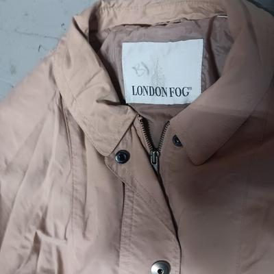 LADIES WORTHINGTON COAT W/HOOD (2X), 2 LONDON FOG JACKETS (L & XL)
