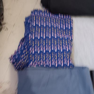 LARGE AMOUNT OF LIGHTWEIGHT DENIM SEWING MATERIAL AND MORE