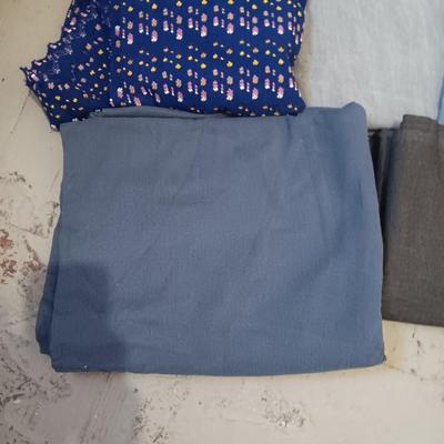 LARGE AMOUNT OF LIGHTWEIGHT DENIM SEWING MATERIAL AND MORE
