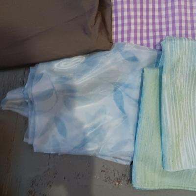 SEWING MATERIAL AND OLD BUTTONS