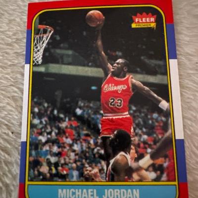 1986-87 Fleer Michael Jordan GOAT ROOKIE CHICAGO BULLS