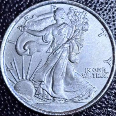 American Eagle Design .999 Fine Silver Round - UNC