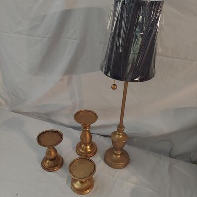 Gold Lamps and Candle Stands (DR-BBL)