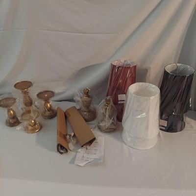 Gold Lamps and Candle Stands (DR-BBL)