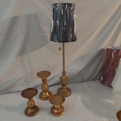 Gold Lamps and Candle Stands (DR-BBL)